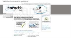 Desktop Screenshot of learnable.net